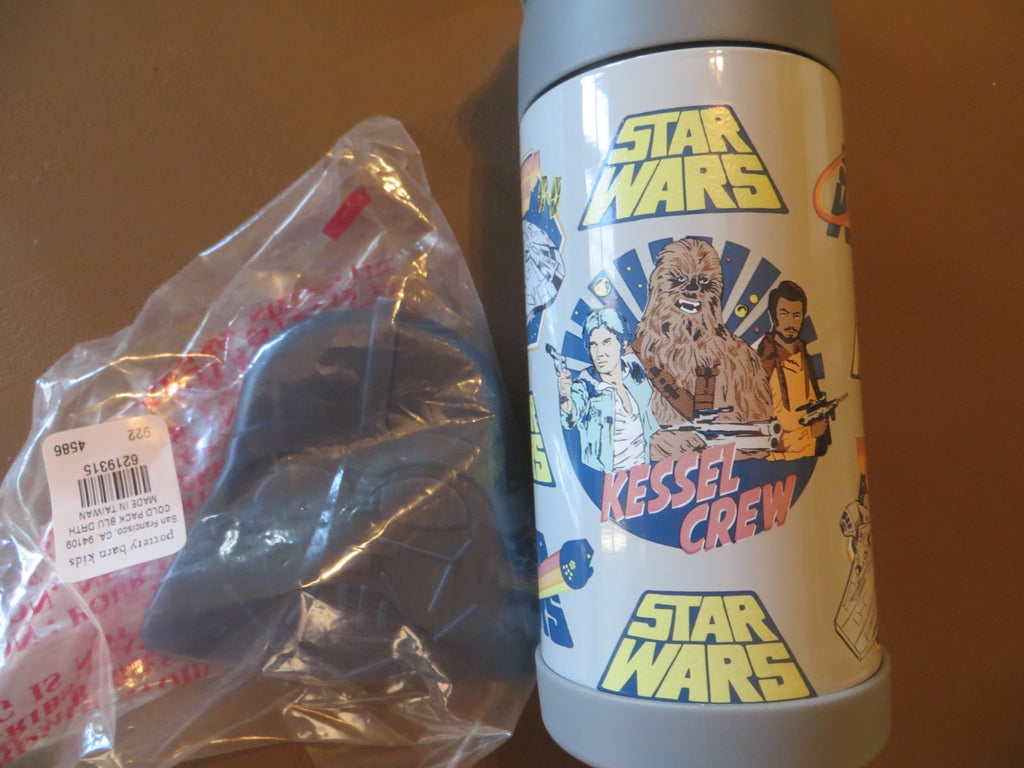 Pottery barn STAR WARS school Solo WATER BOTTLE LUNCH +Disney bag Darth vader 1