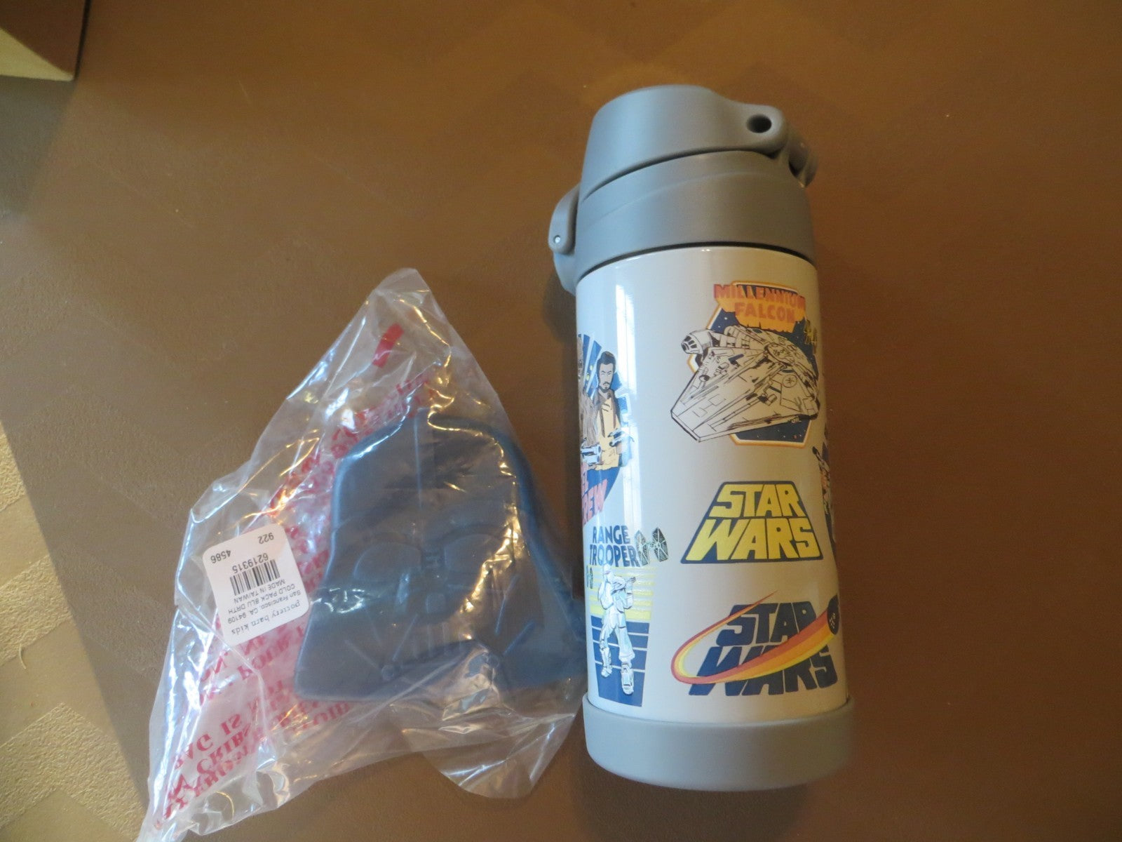 Pottery barn STAR WARS school Solo WATER BOTTLE LUNCH +Disney bag Darth vader 1