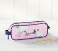 school Pottery Barn Pencil CASE pouch Disney trip bag dog pink princess .