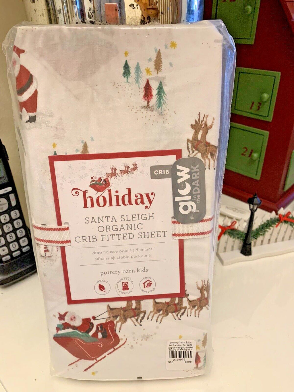 Pottery Barn Holiday Crib Toddler bed sheet Christmas Rudolph Seuss Disney kid [