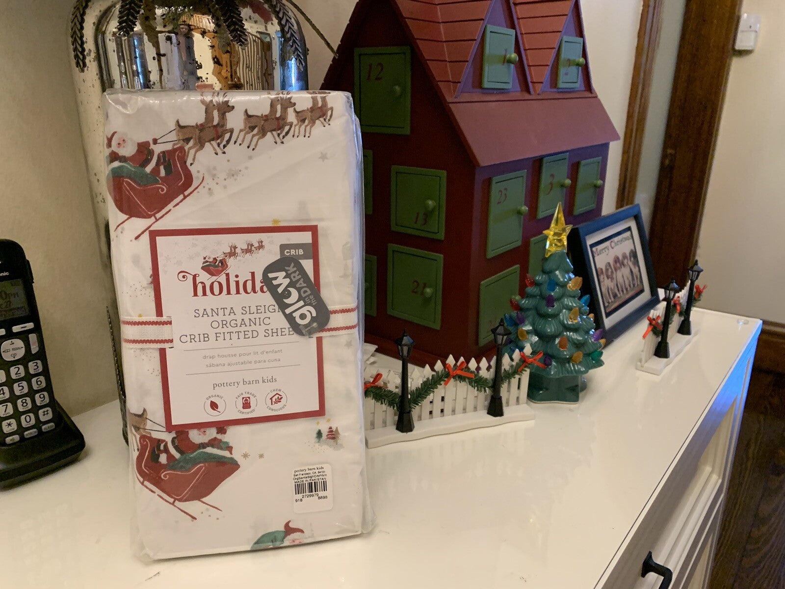 Pottery Barn Holiday Crib Toddler bed sheet Christmas Rudolph Seuss Disney kid [