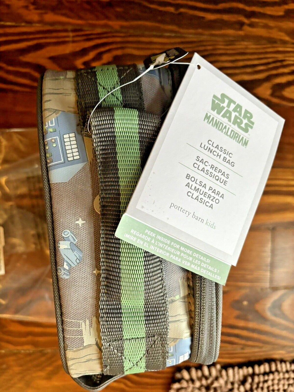 Pottery Barn School LUNCH BOX BAG STAR WARS Solo Empire jedi yoda droid ?? n