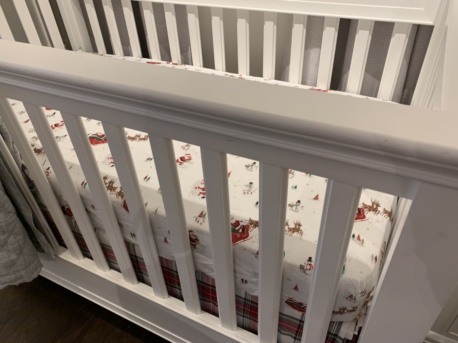 Pottery Barn Holiday Crib Toddler bed sheet Christmas Rudolph Seuss Disney kid [