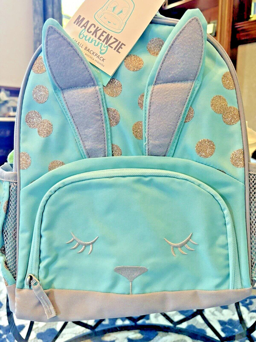 Pottery barn school kids School glitter BACKPACK rainbow travel Bag Girl kid?? .