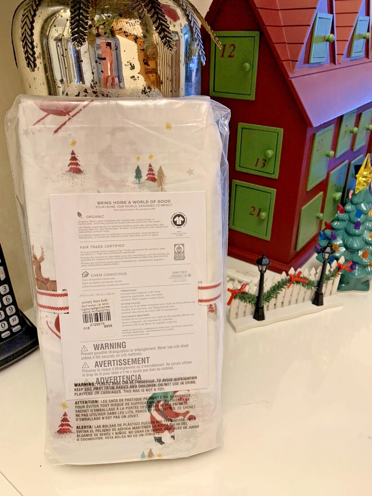 Pottery Barn Holiday Crib Toddler bed sheet Christmas Rudolph Seuss Disney kid [