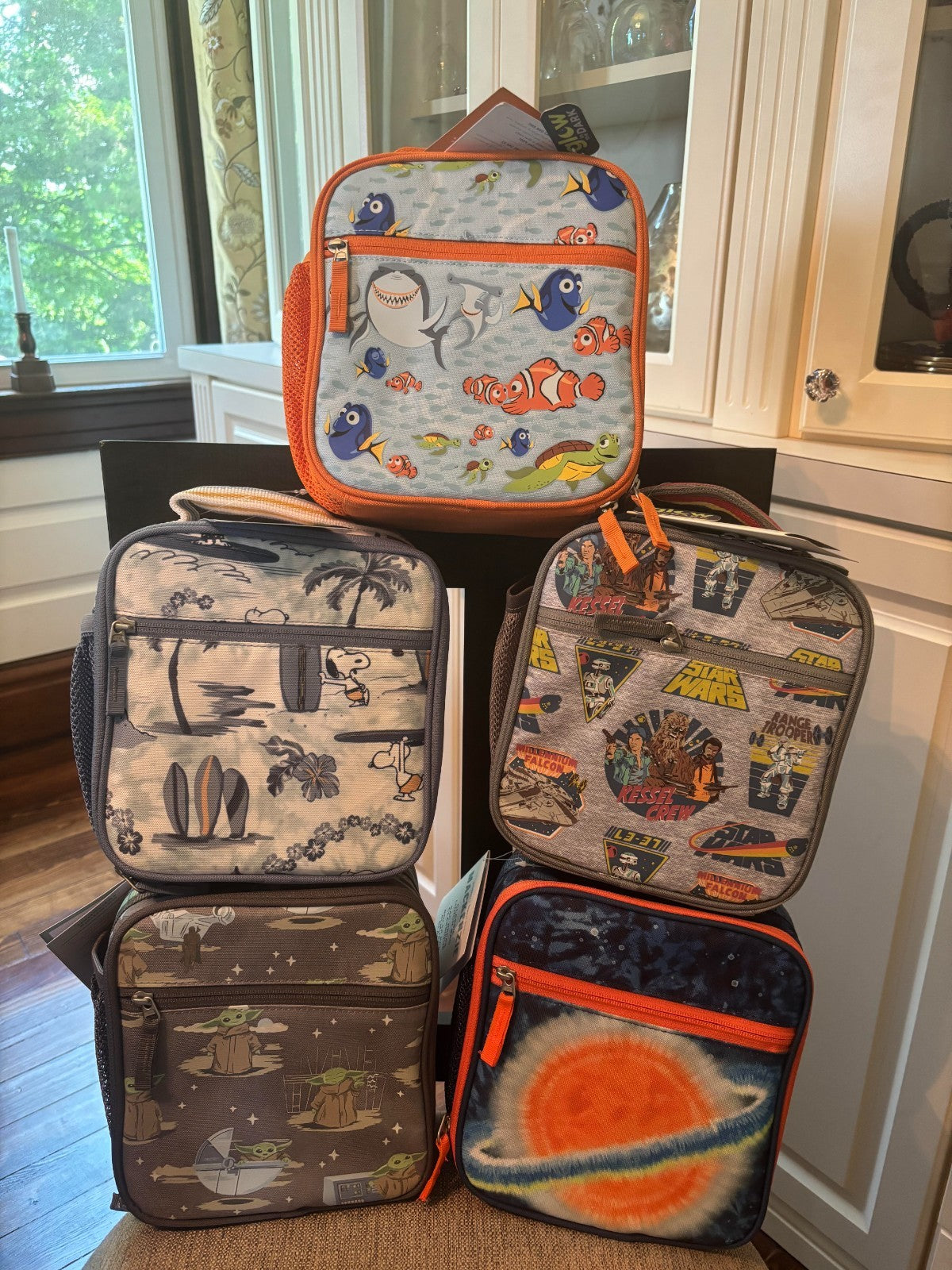 Pottery Barn School LUNCH BOX BAG STAR WARS Solo Empire jedi yoda droid ?? n