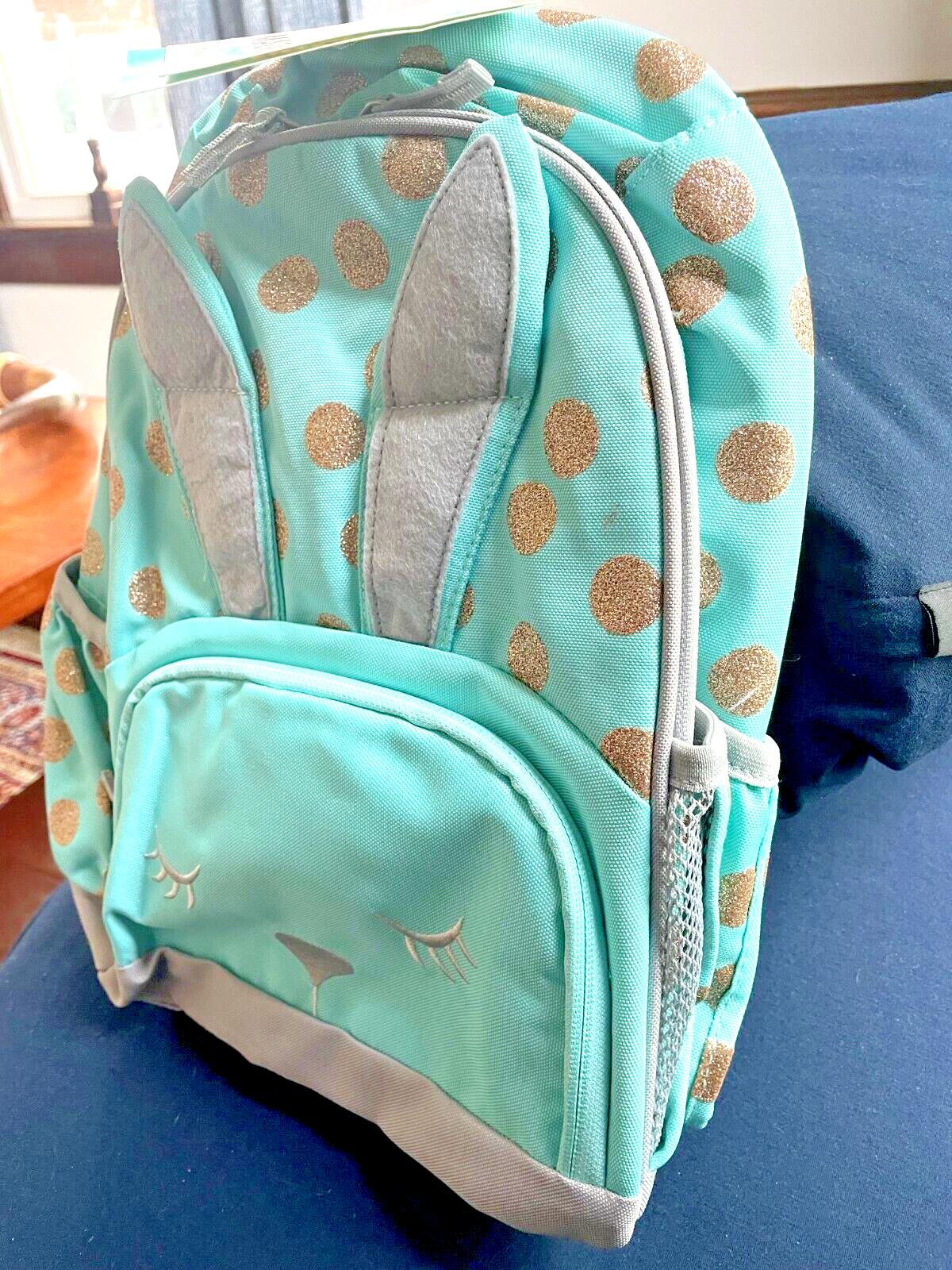 Pottery barn school kids School glitter BACKPACK rainbow travel Bag Girl kid?? .