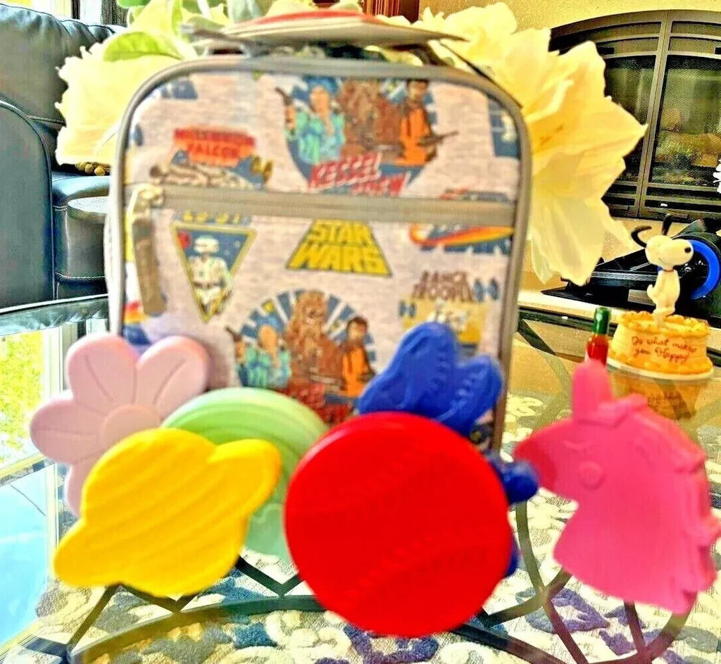 Pottery Barn School LUNCH BOX BAG Star Wars SOLO Disney travel jedi droid boy ,