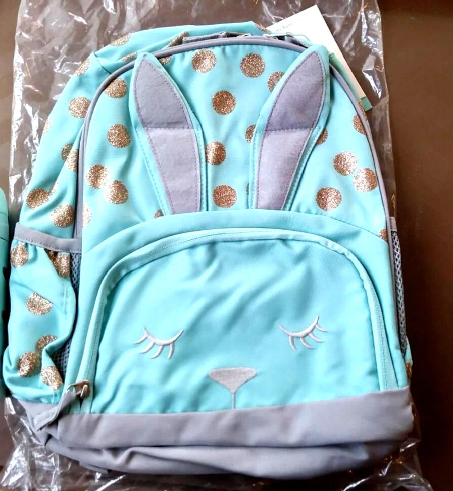Pottery barn school kids School glitter BACKPACK rainbow travel Bag Girl kid?? .
