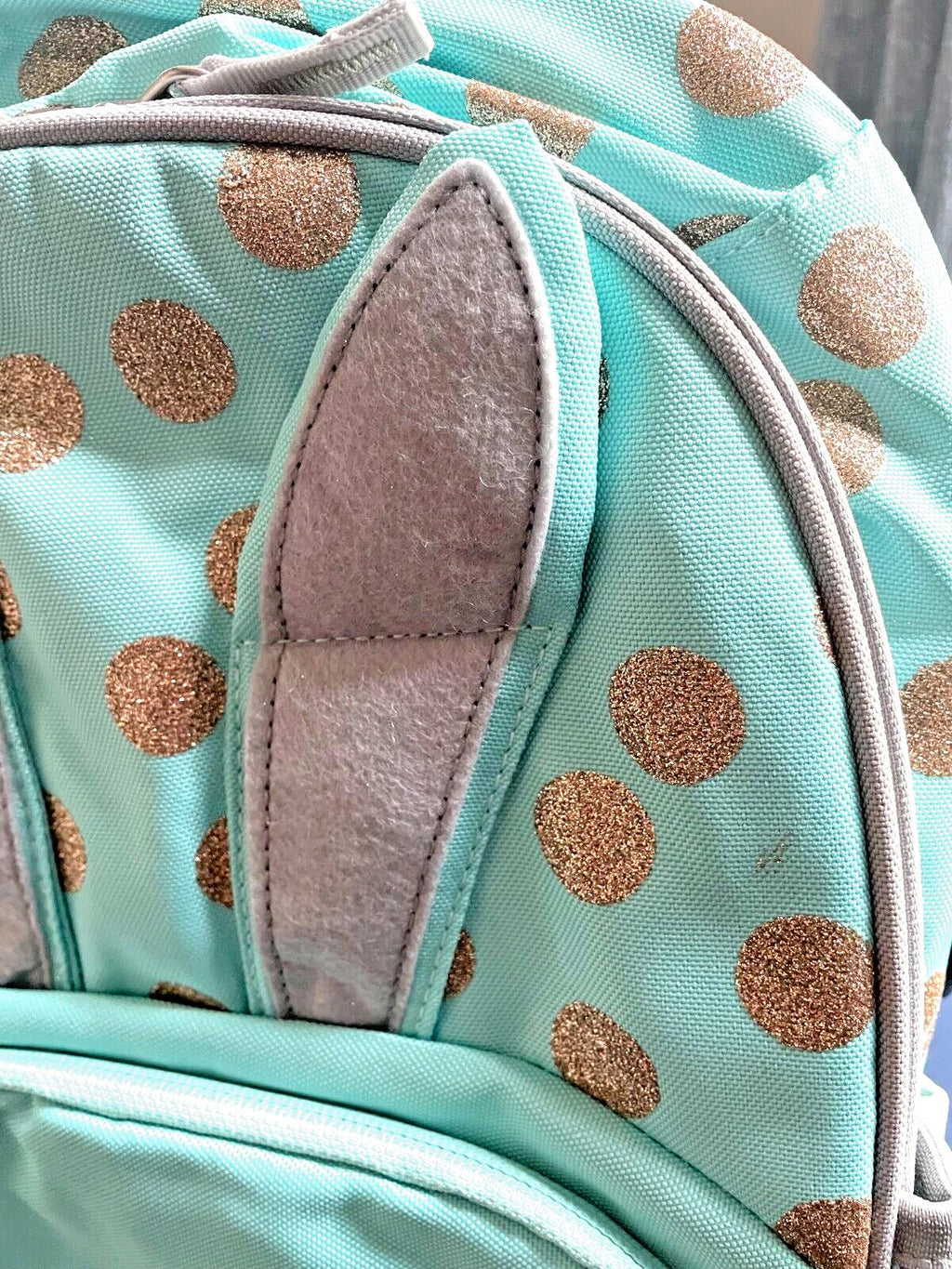 Pottery barn school kids School glitter BACKPACK rainbow travel Bag Girl kid?? .
