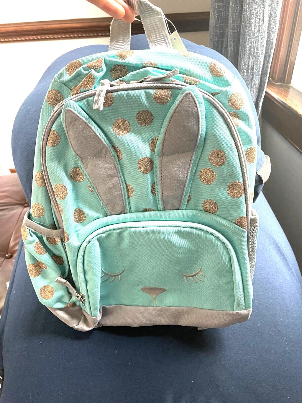 Pottery barn school kids School glitter BACKPACK rainbow travel Bag Girl kid?? .