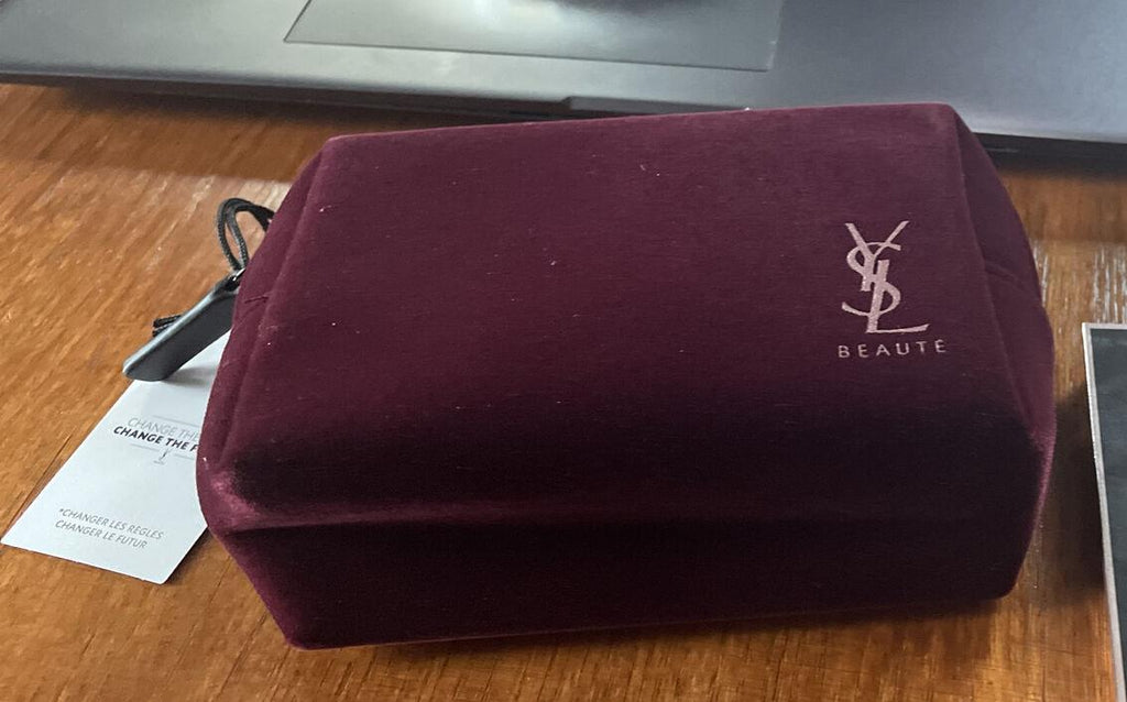 Ysl Perfume Set Clutch Bag Holiday Gift birthday party teen velvet mom school .