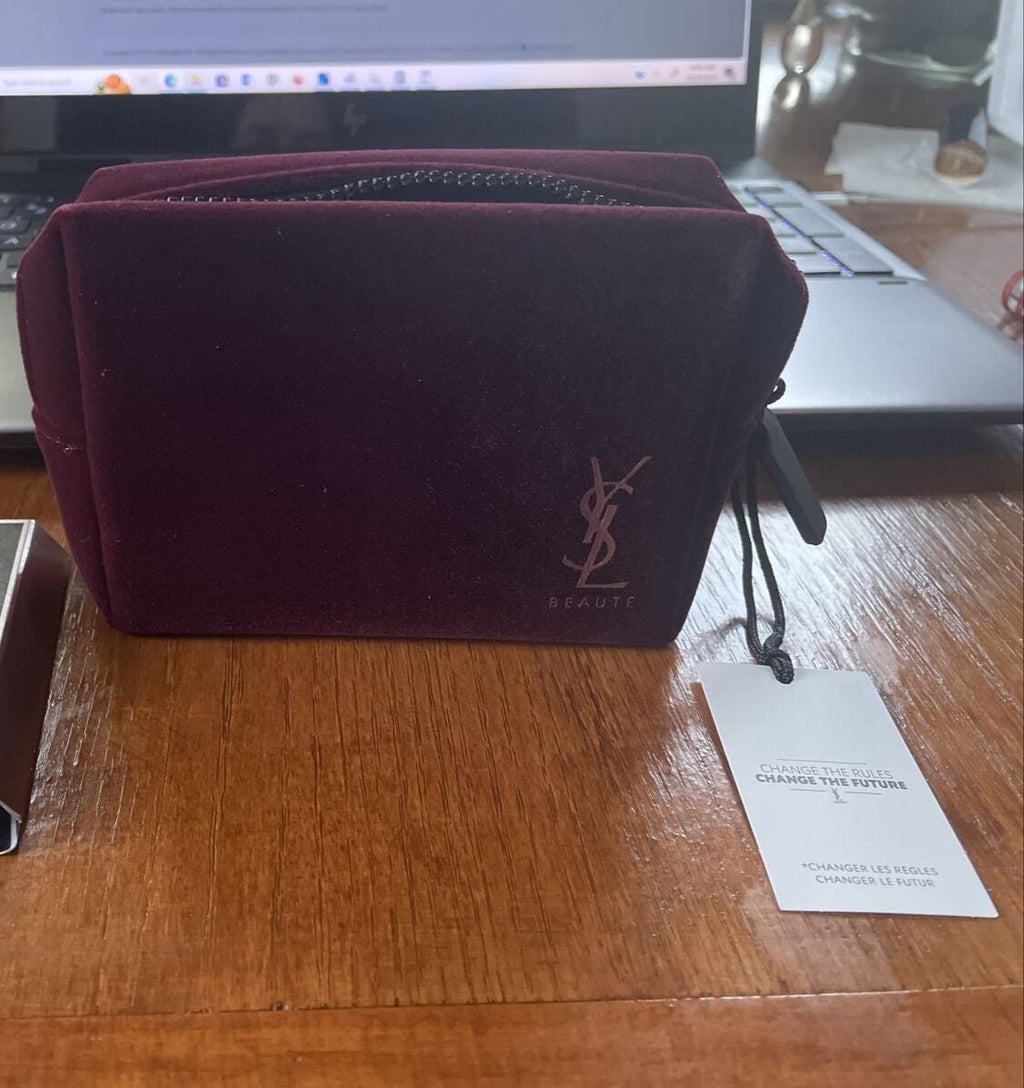 Ysl Perfume Set Clutch Bag Holiday Gift birthday party teen velvet mom school .