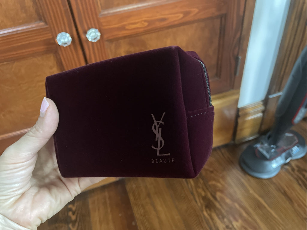 Ysl Perfume Set Clutch Bag Holiday Gift birthday party teen velvet mom school .