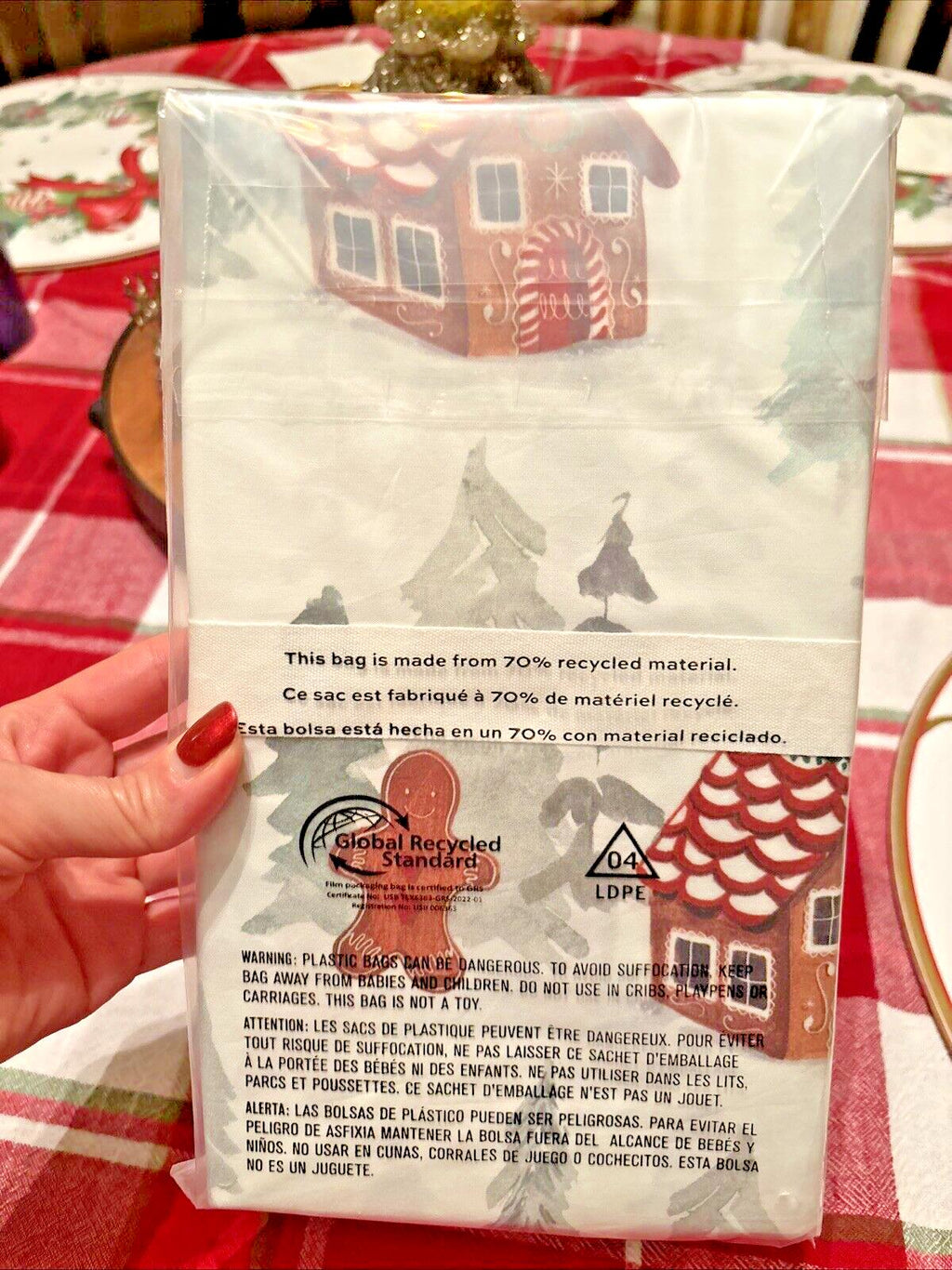 Pottery Barn Disney Holiday Gingerbread Christmas party pillowcase SET 2?? y