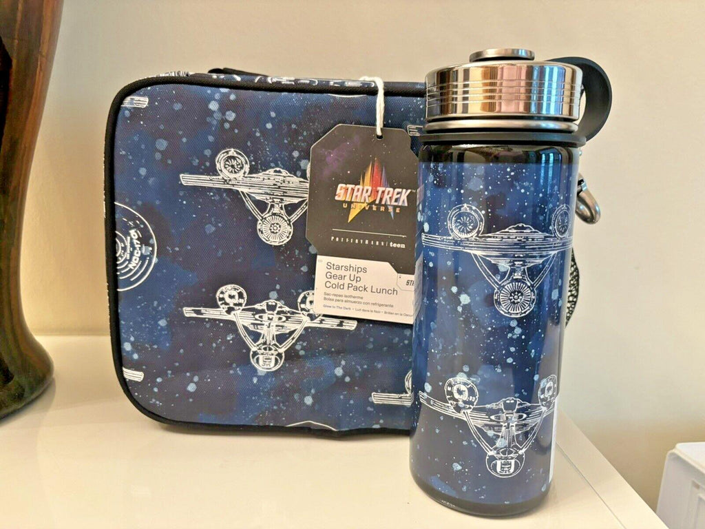 Pottery Barn Kids School Disney LUNCH BOX BAG STAR WARS Travel Solo + WATER ??1
