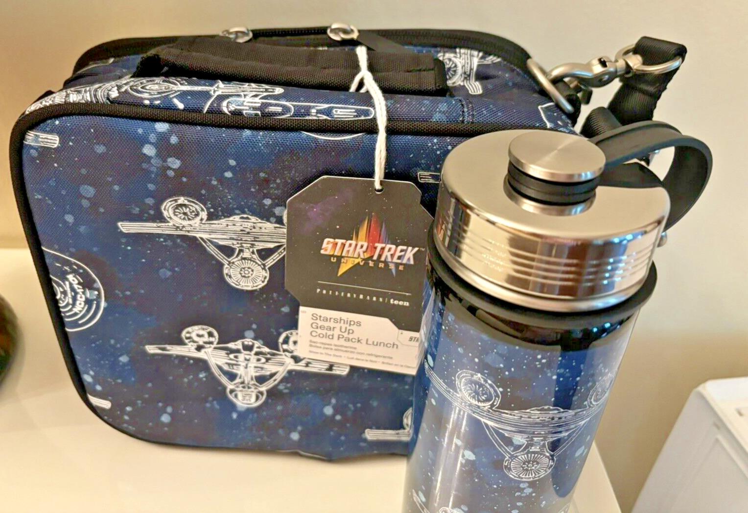 Pottery Barn Kids School Disney LUNCH BOX BAG STAR WARS Travel Solo + WATER ??1