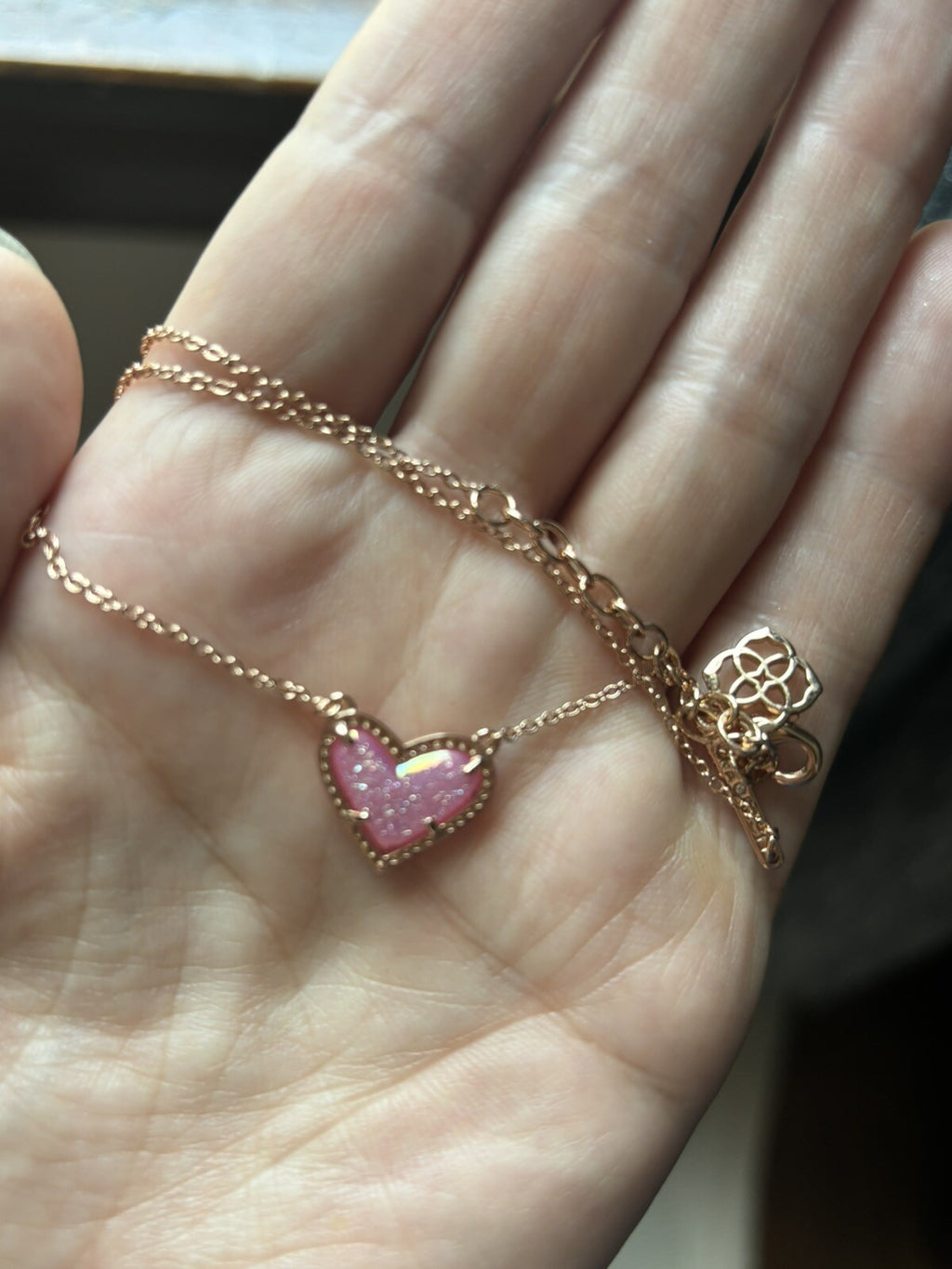 Kate Spade Kendra Scott SET 4 Necklace flower station heart mom GIFT teen gold .