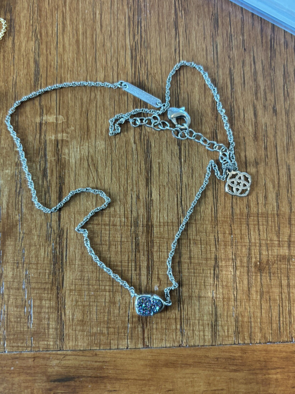 Kate Spade Kendra Scott SET 4 Necklace flower station heart mom GIFT teen gold .