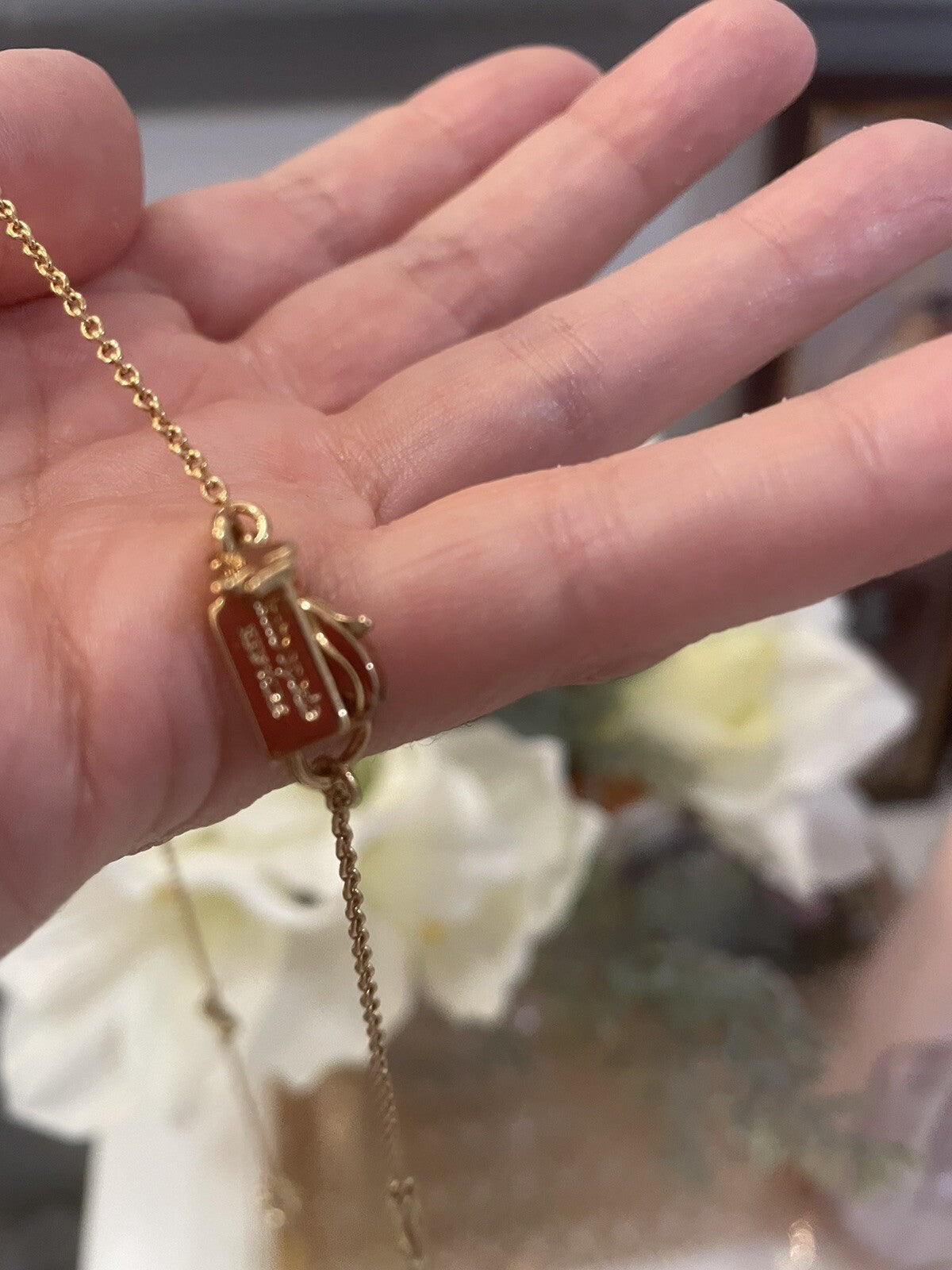 Kate Spade Kendra Scott SET 4 Necklace flower station heart mom GIFT teen gold .
