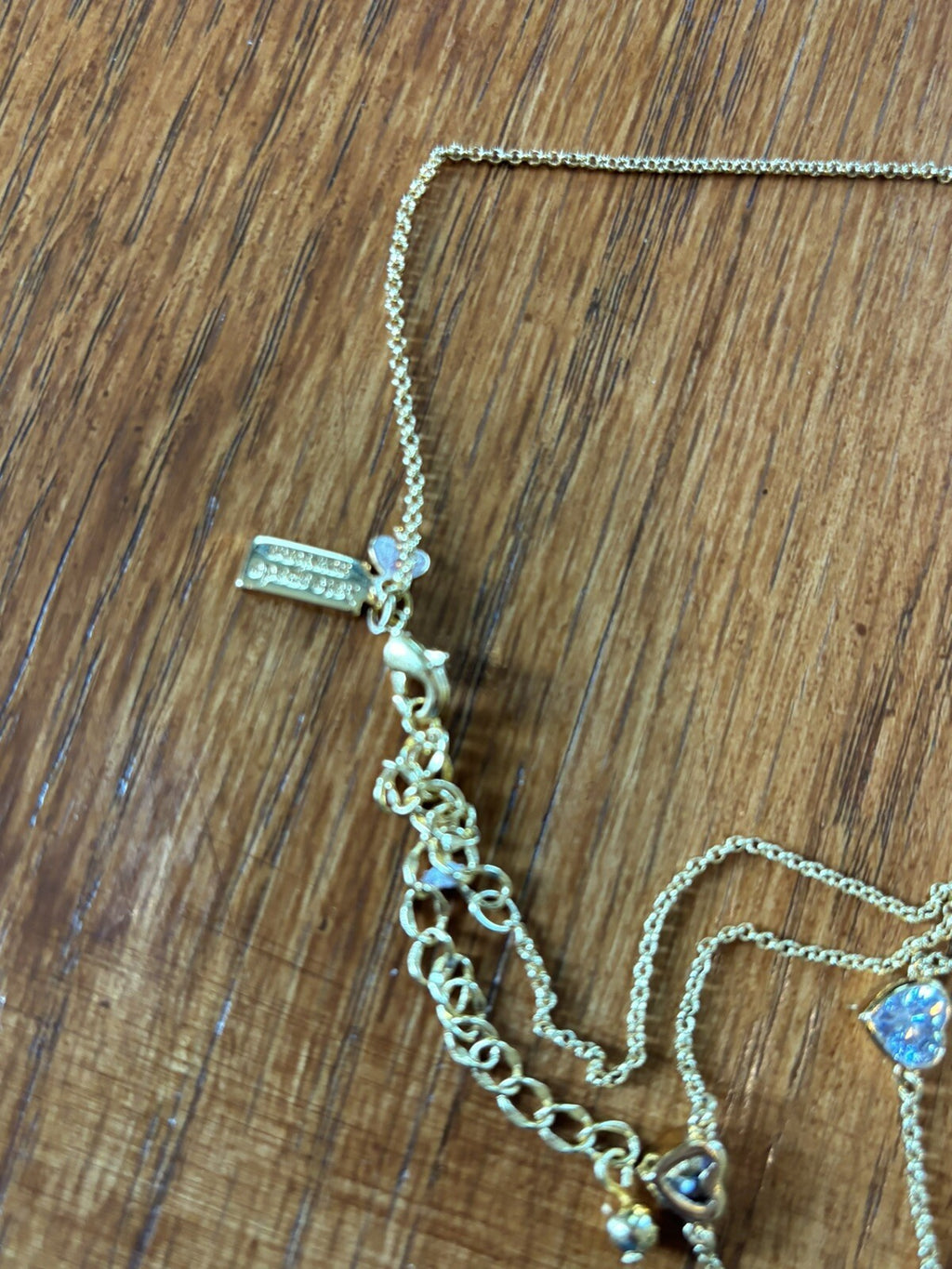 Kate Spade Kendra Scott SET 4 Necklace flower station heart mom GIFT teen gold .