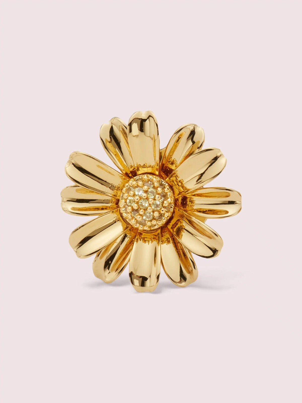 Kate Spade earrings + Bag DAISY gold flower disney gift school wedding teen  .