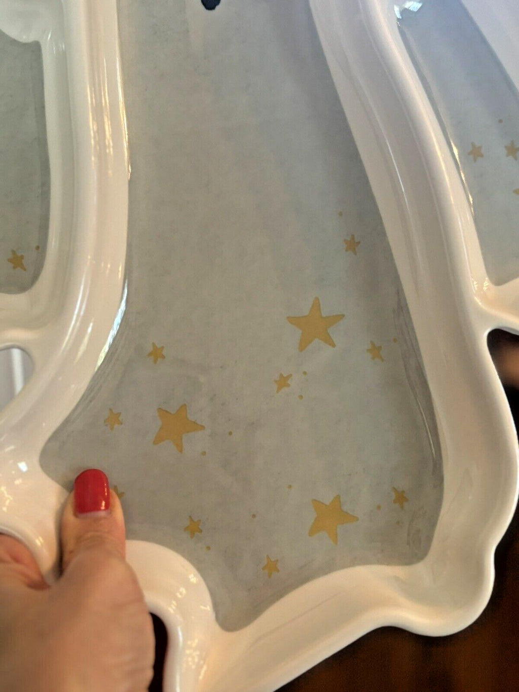 Pottery Barn Peanuts Holiday platter party plate gift tray school Disney kids