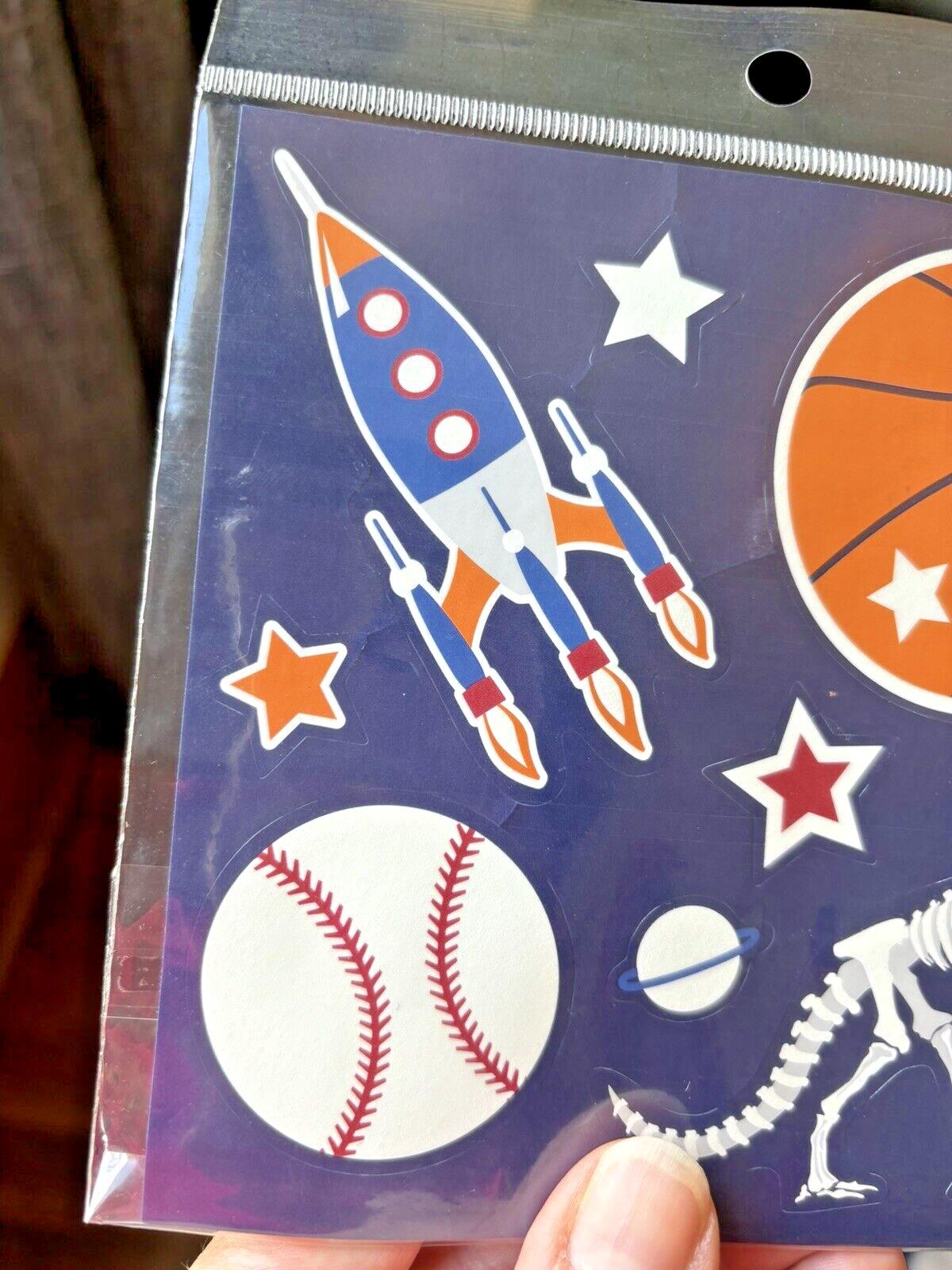 Pottery Barn School Sticker Disney star wars space sports planet set 3 pre-k  h