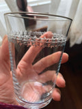 Pottery Barn holiday cup Star Christmas glass Easter juice birthday mom set 4 ]