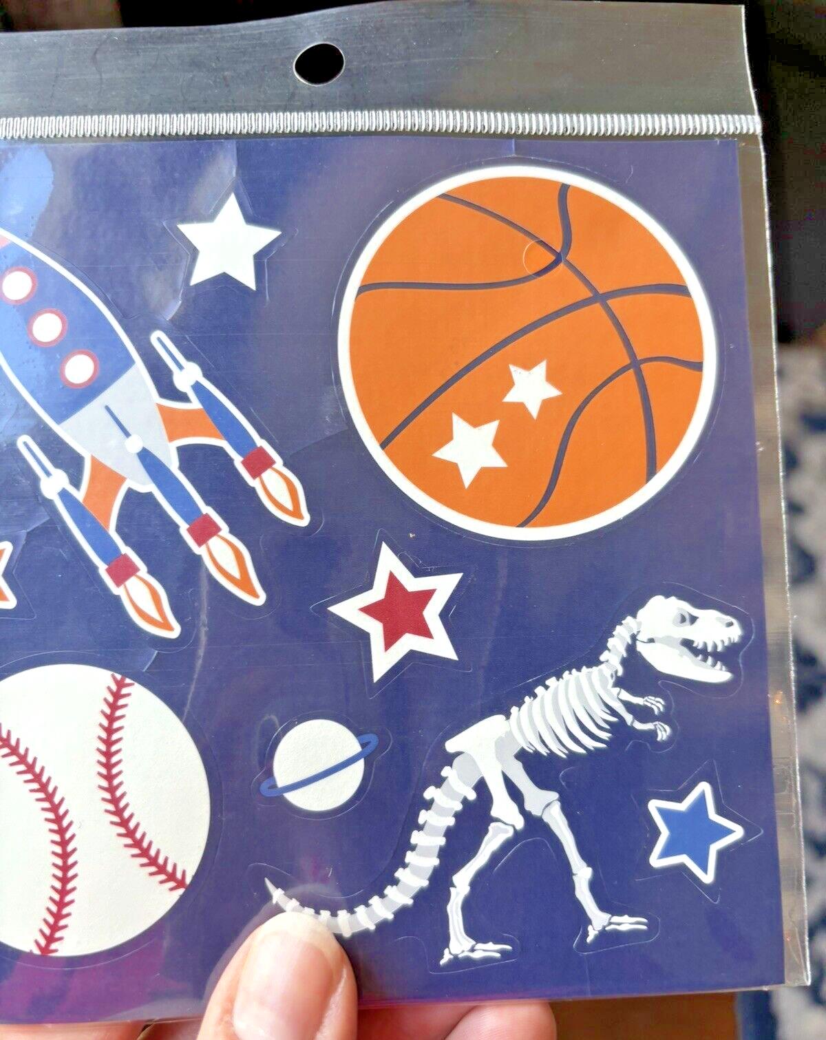 Pottery Barn School Sticker Disney star wars space sports planet set 3 pre-k  h