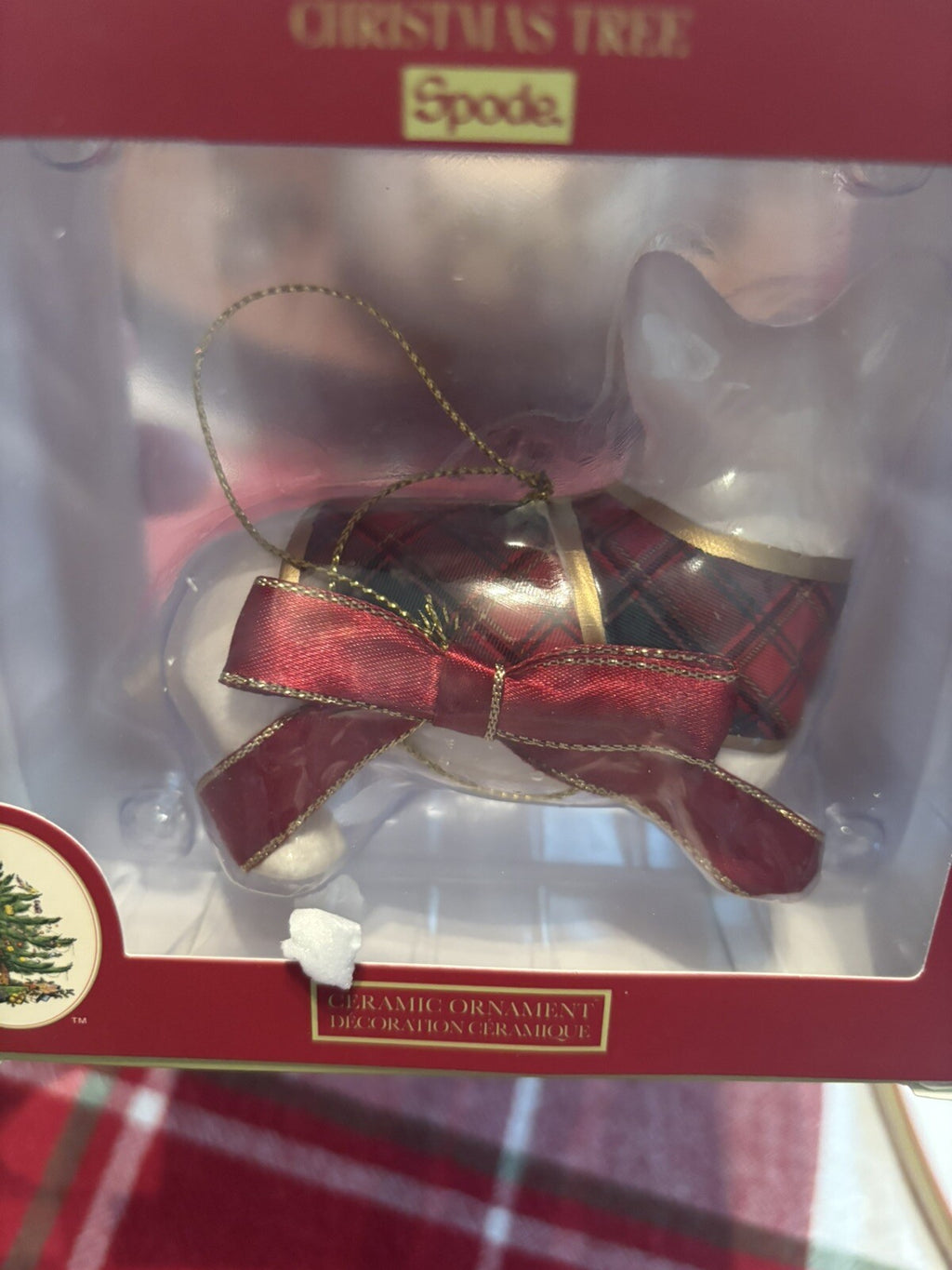 Holiday Ornament Days Christmas Spode party Gift Dog pet kid birthday $79 boxed