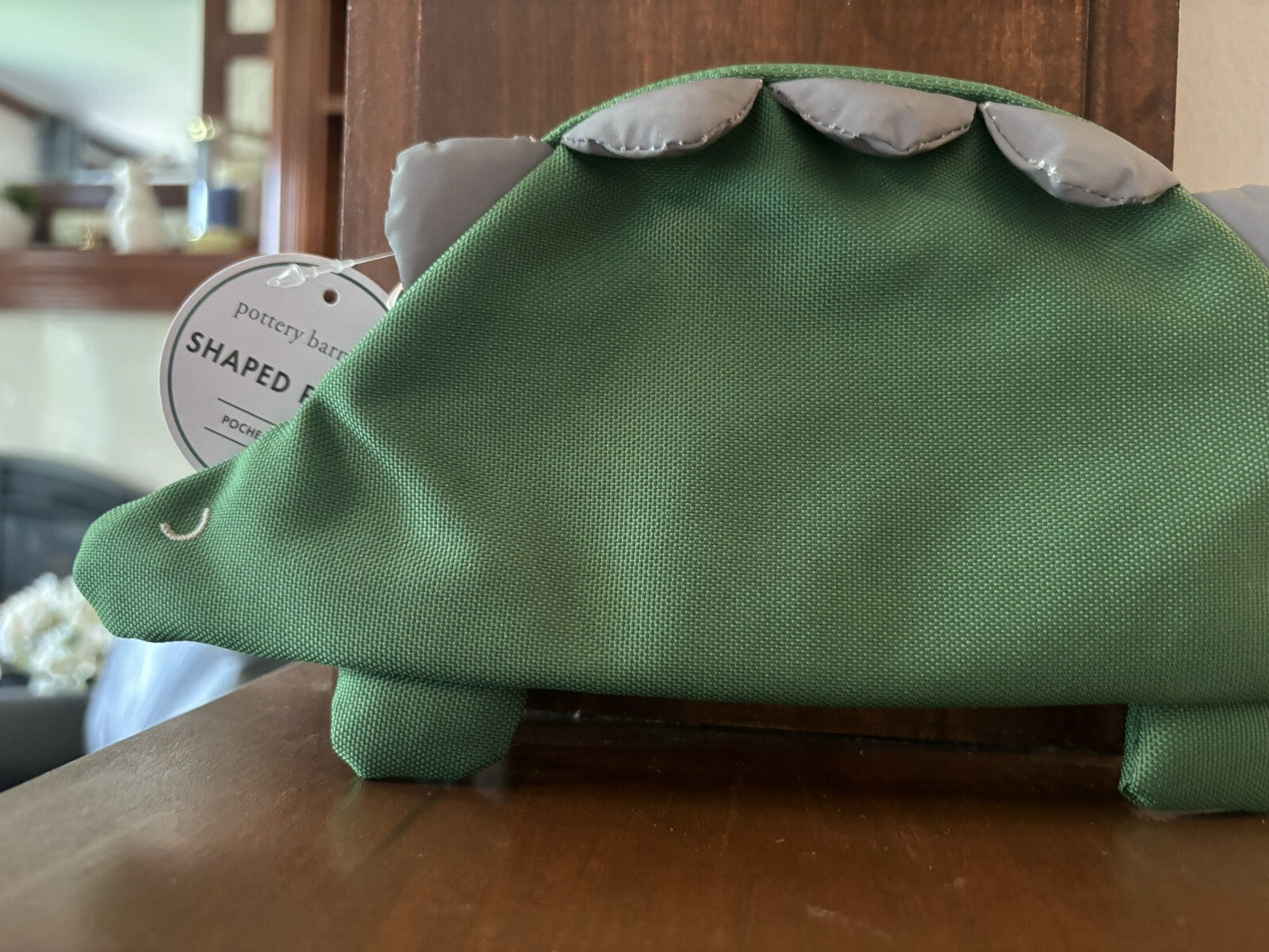 Pottery barn school disney Dinosaur Pencil case Bag Pre K Jurassic Boy gift .