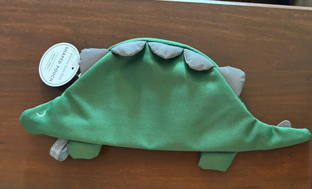 Pottery barn school disney Dinosaur Pencil case Bag Pre K Jurassic Boy gift .