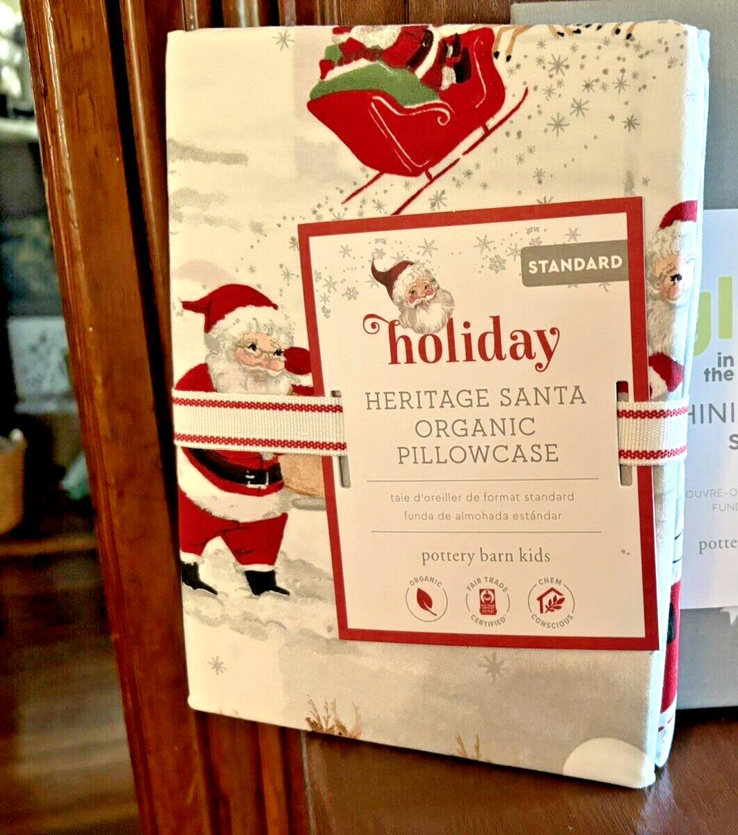 Pottery Barn  Christmas Pillowcase Plaid Sham holiday Stewart red disney SET 2 y