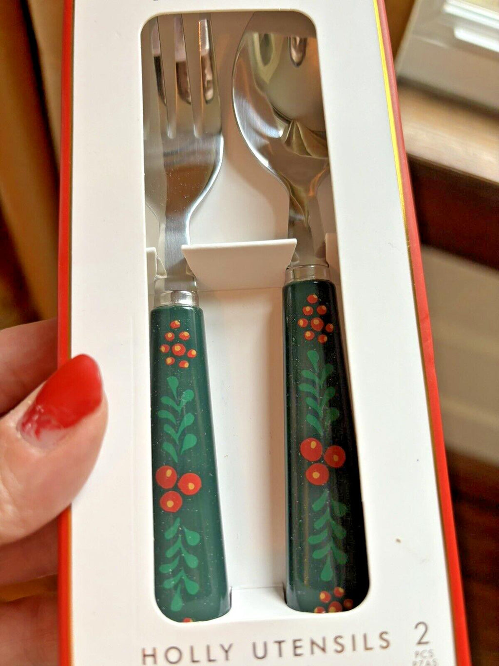 Disney Pottery Barn Utensil Set School Nutcracker Christmas Party Holiday kid m