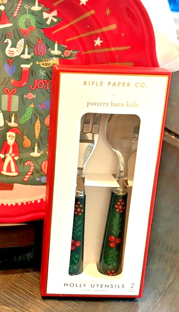 Disney Pottery Barn Utensil Set School Nutcracker Christmas Party Holiday kid m
