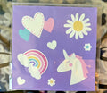 Pottery Barn School Disney Princess Unicorn Rainbow Gift Girl Sticker Set 3 ?? h