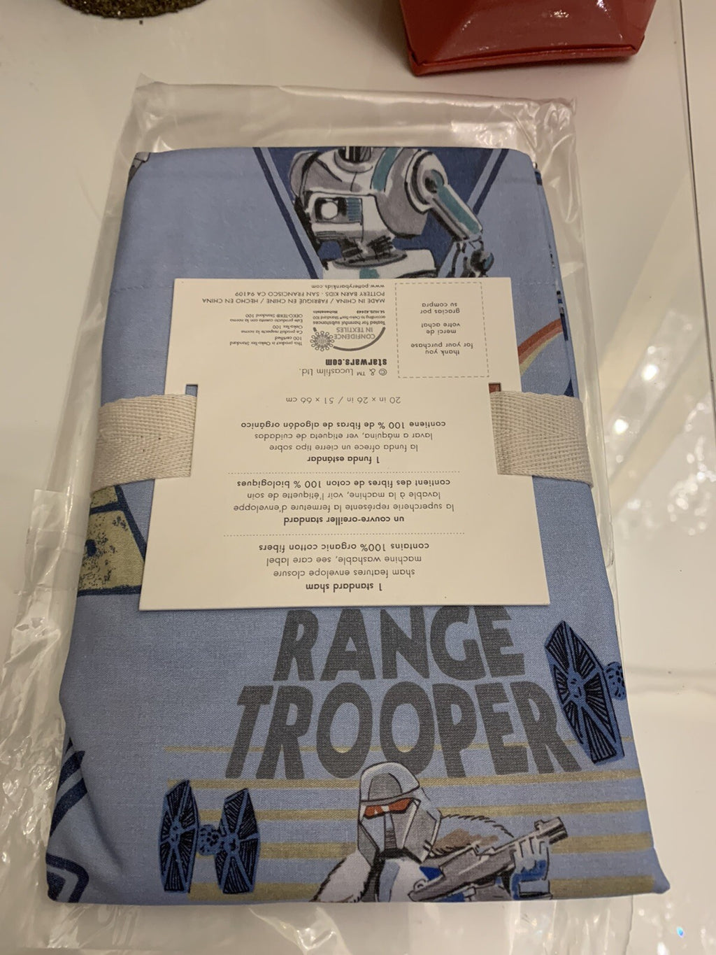 Disney pottery barn Star wars Holiday planet pillow sham space gift school boy 1