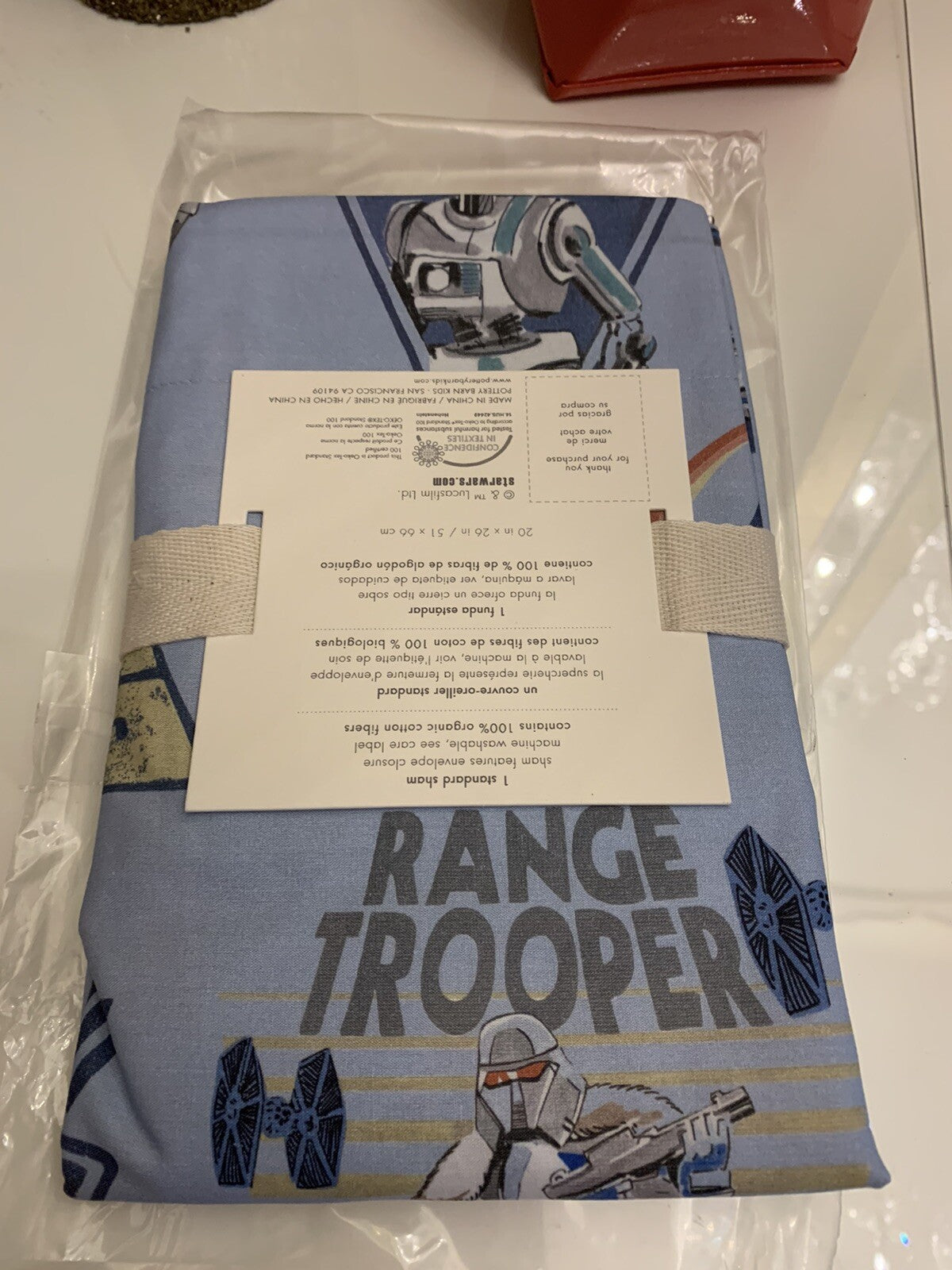 Disney pottery barn Star wars Holiday planet pillow sham space gift school boy 1