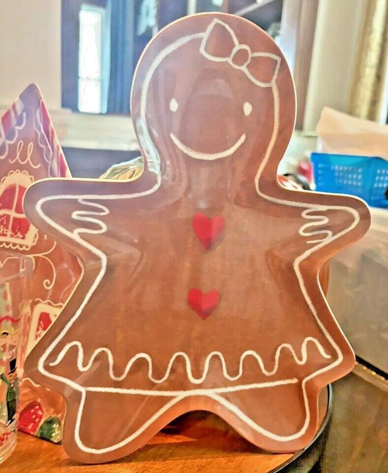Pottery Barn Peanuts Disney holiday Gingerbread plate party School kids SET 2 =