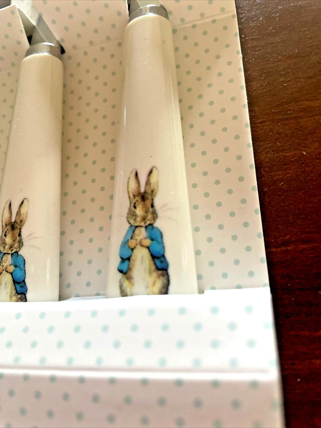 Disney Pottery Barn School Peter Rabbit Utensil Set Party Holiday Kid Gift 1
