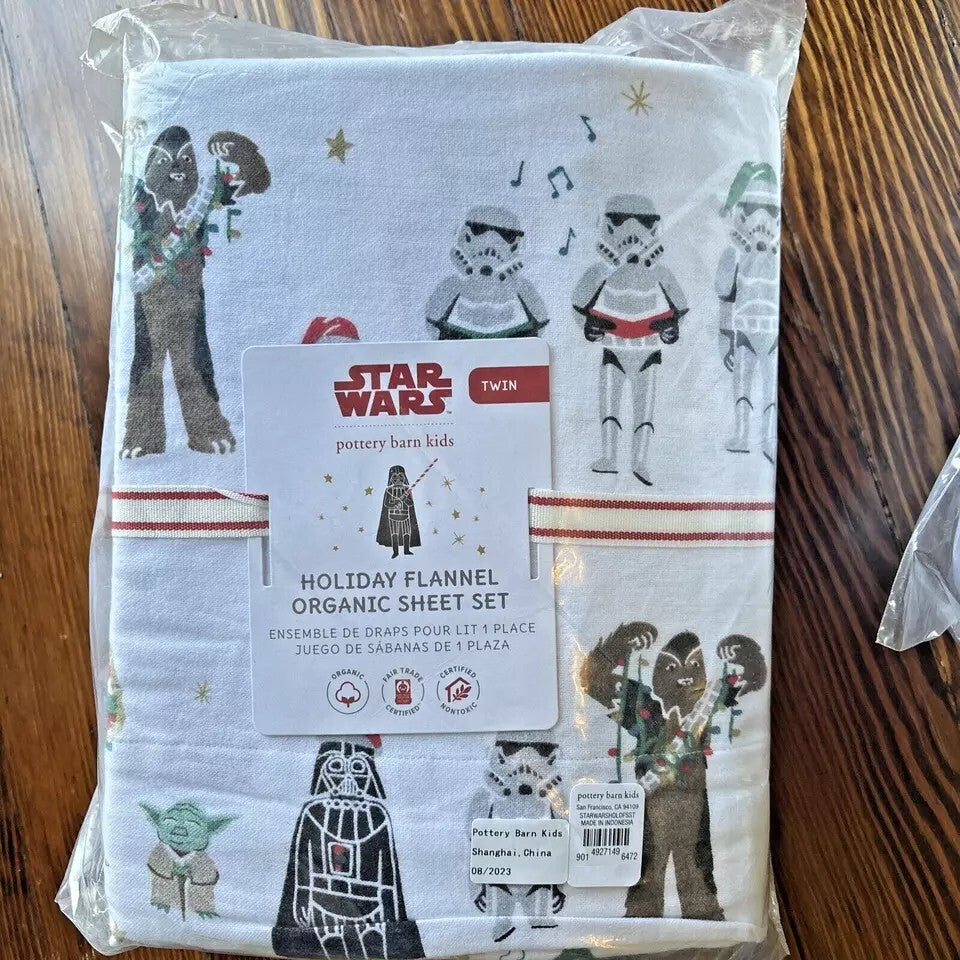Pottery Barn STAR WARS Sheet set Holiday Snoopy Christmas Superhero Solo Grogu {