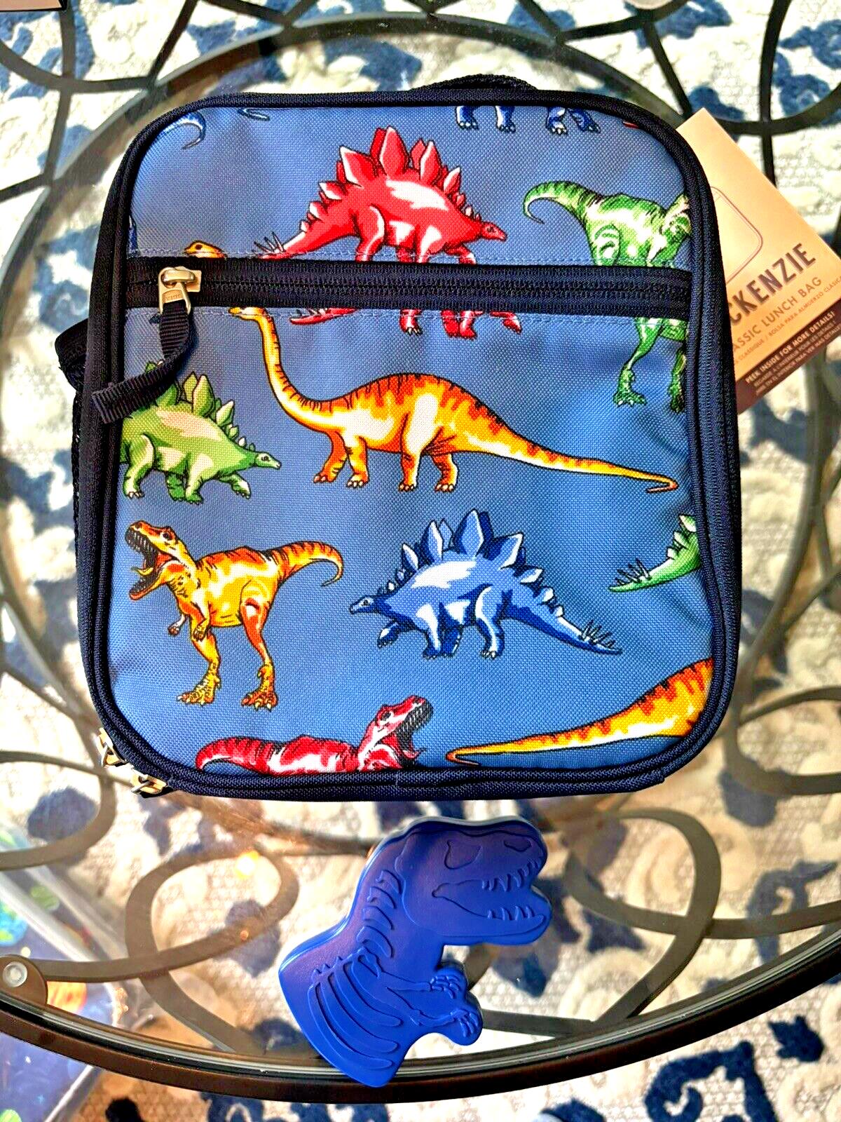 School Disney Pottery barn Lunch Box Dinosaur +Bag space gift boy travel ?? ,