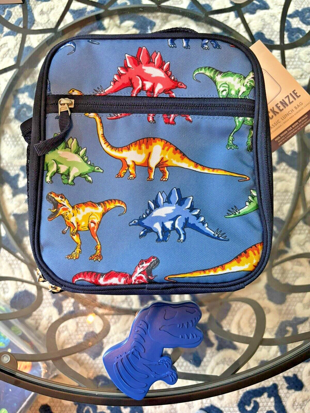 School Disney Pottery barn Lunch Box Dinosaur +Bag space gift boy travel ?? ,