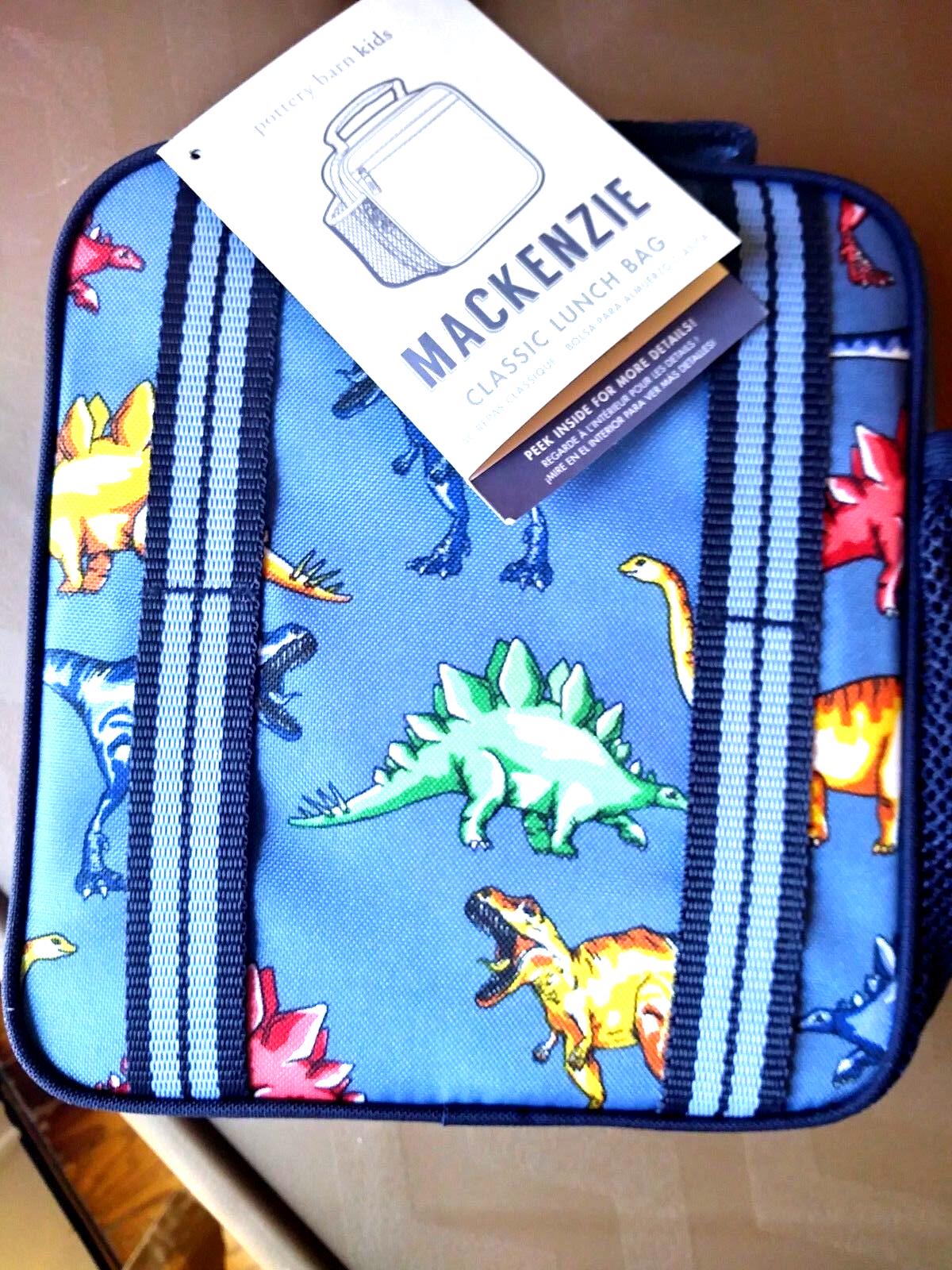School Disney Pottery barn Lunch Box Dinosaur +Bag space gift boy travel ?? ,