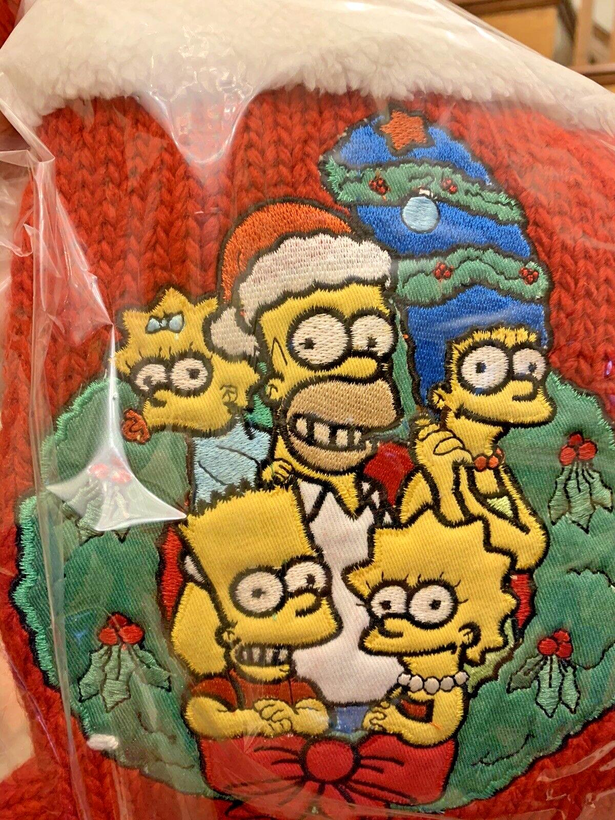 Pottery Barn Holiday Christmas stocking Simpsons Disney teen party gift school {