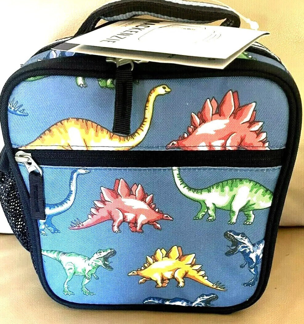 School Disney Pottery barn Lunch Box Dinosaur +Bag space gift boy travel ?? ,