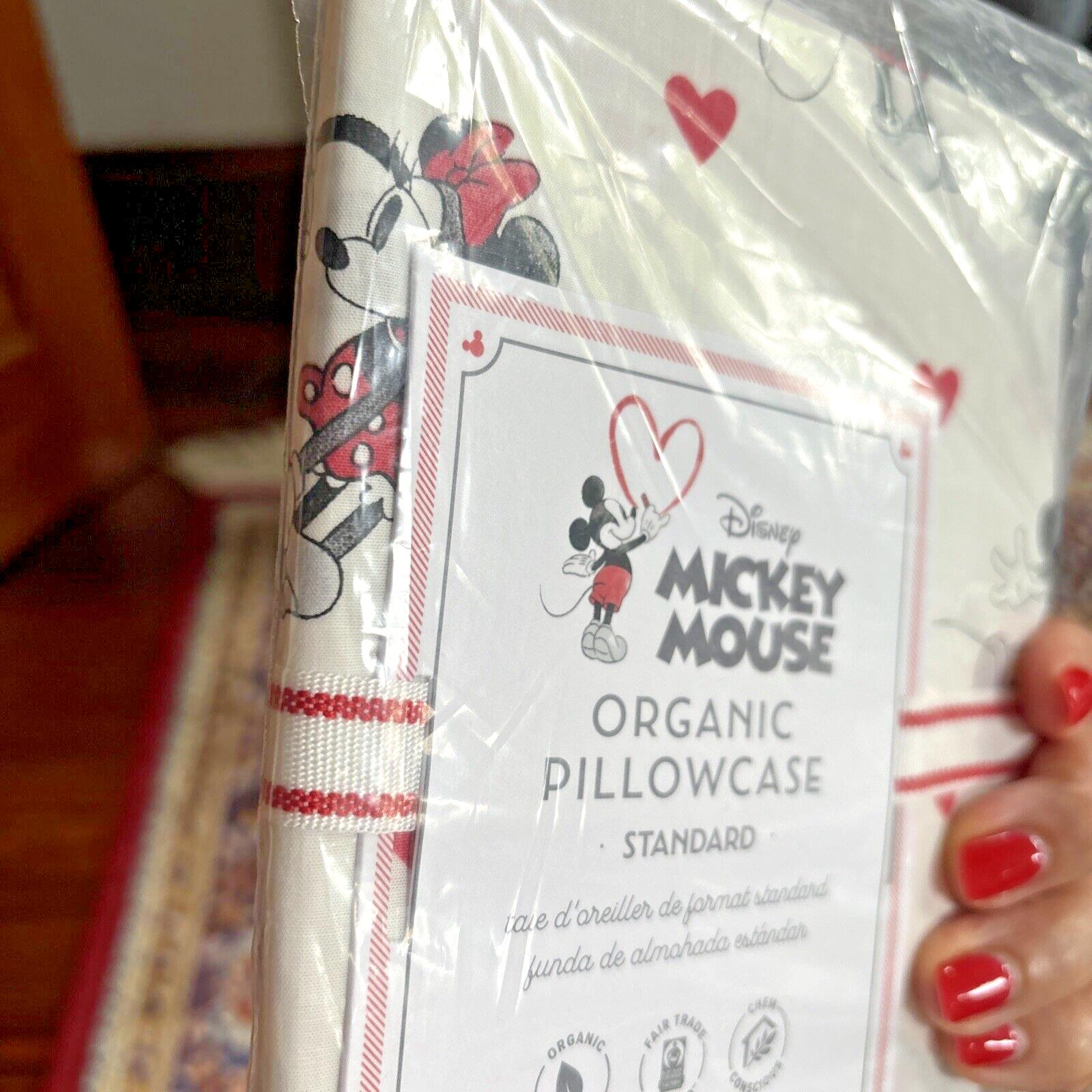 Disney Pottery Barn Mickey Minnie Mouse Peanuts Snoopy holiday Pillowcase kids y