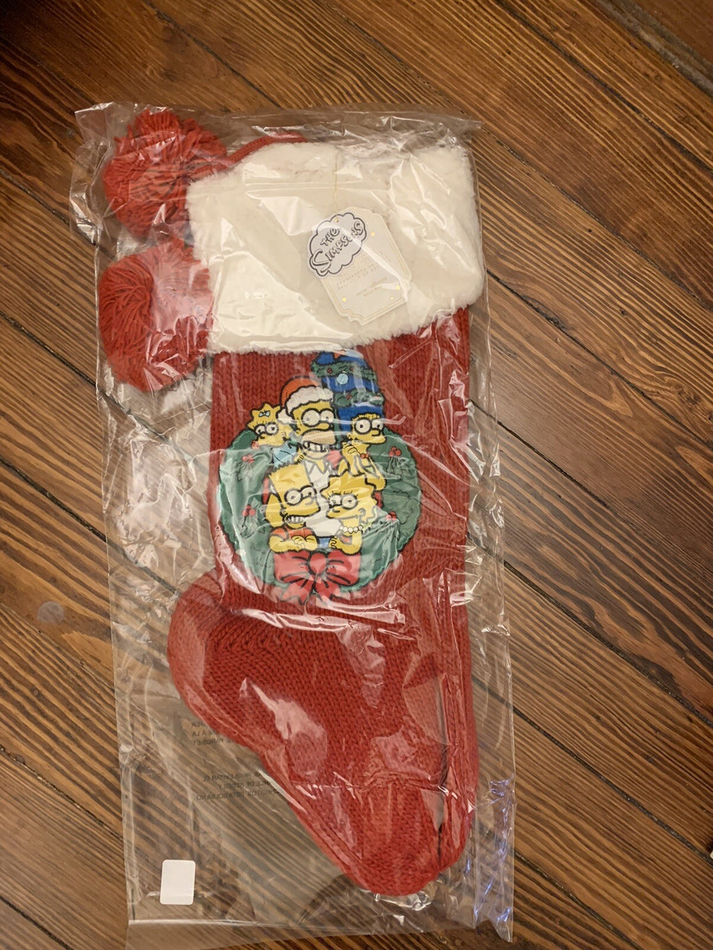 Pottery Barn Holiday Christmas stocking Simpsons Disney teen party gift school {