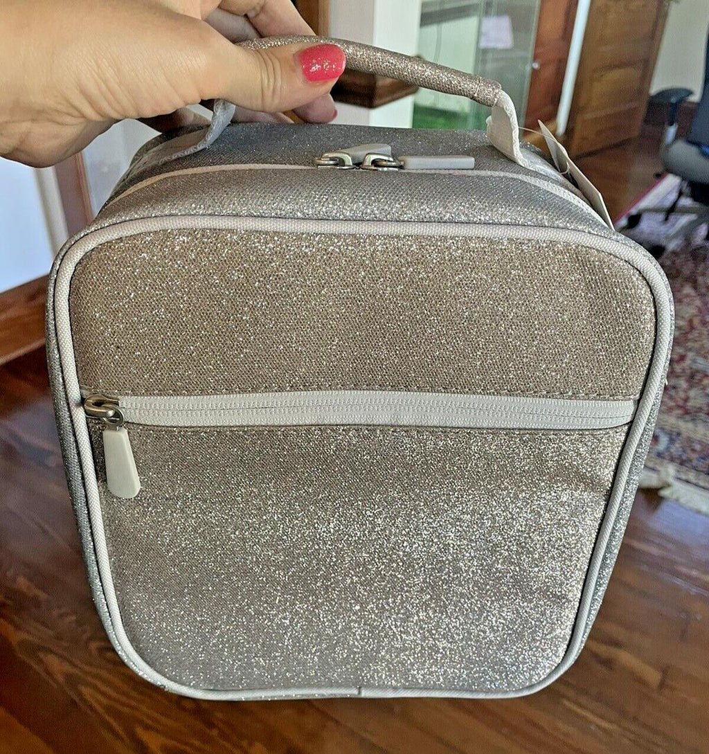 Pottery Barn kid school Disney Glitter backpack Princess+Lunch travel bag girl .